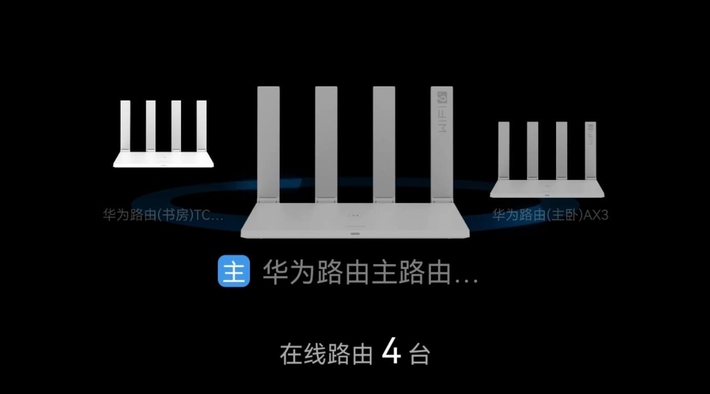华为路由器组网(2-4台Mesh组网教程)
