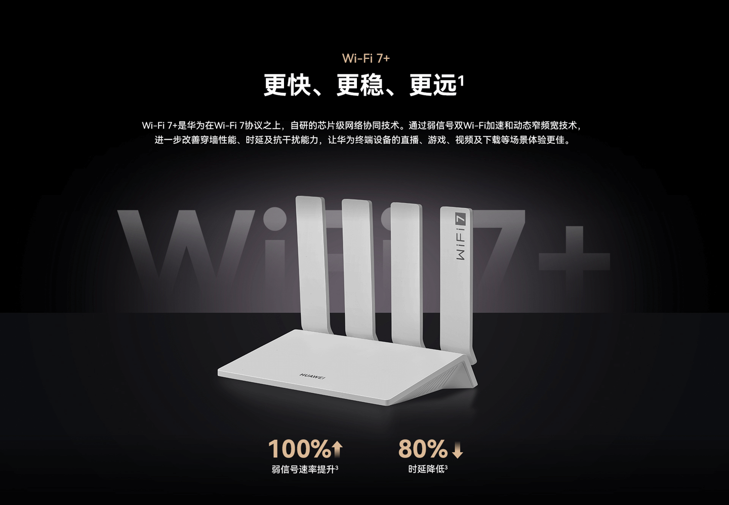 华为新款路由 BE3 Pro 上市，支持Wi-Fi 7+