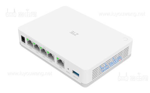 中兴5个2.5G网口有线路由器 弱电箱神器