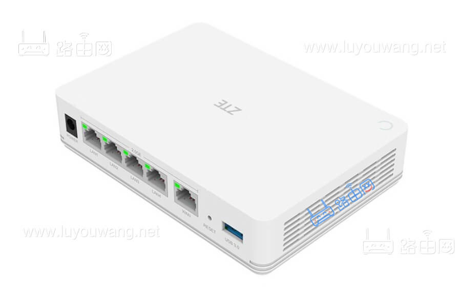 中兴5个2.5G网口有线路由器 弱电箱神器