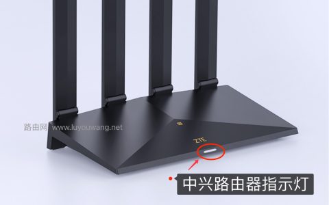 ZTE中兴路由器指示灯红色是什么意思？