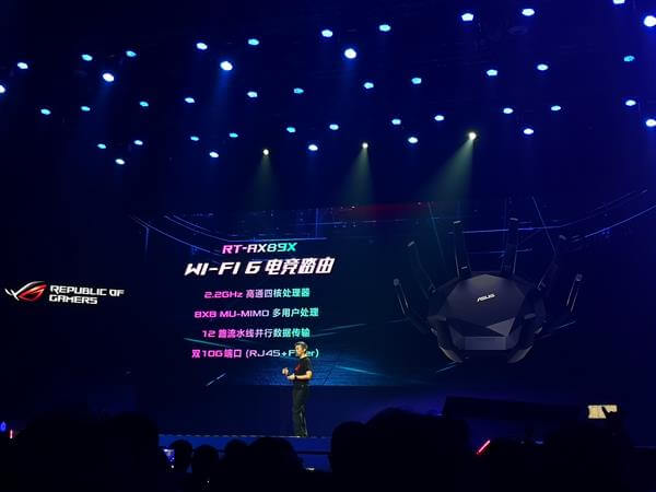 华硕发布首个双万兆Wi-Fi 6电竞路由器:RT-AX89X