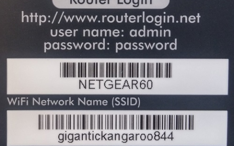 NETGEAR登陆页面默认密码是什么