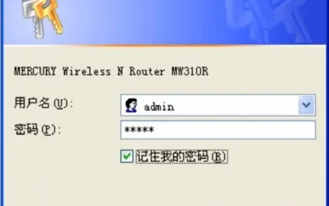水星(MERCURY)MW305R初始密码是多少?