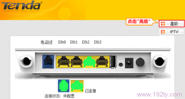 腾达(Tenda)D304无线WiFi密码、名称设置