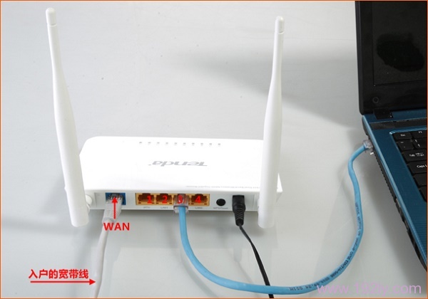 网线入户上网时,路由器安装方法